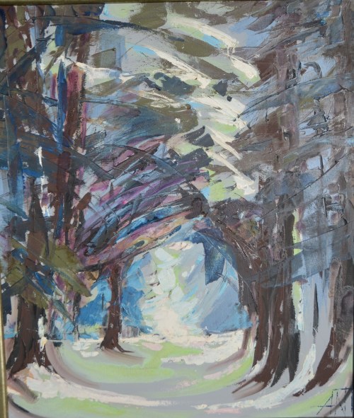 "Łańcut - aleja bukowa", Małgorzata Mizia