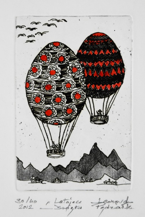 „Latające święta”, 2012, Leonard Pędziałek