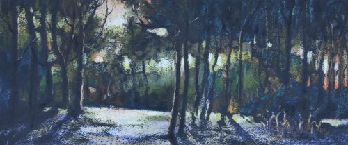 „Wieczorny las”, 2015, Hanna Romańska-Tusiewicz