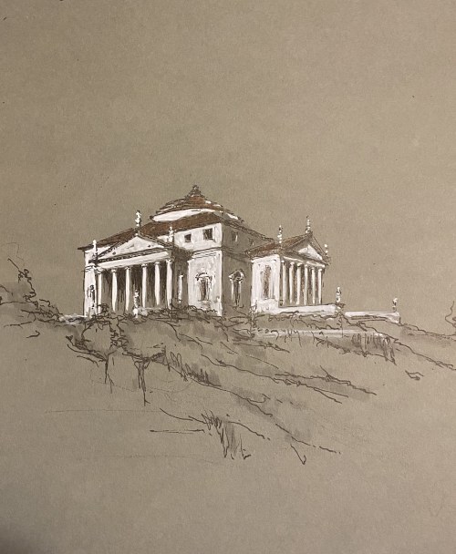 „Villa Rotonda, Włochy”, 2021, Janusz Sepioł
