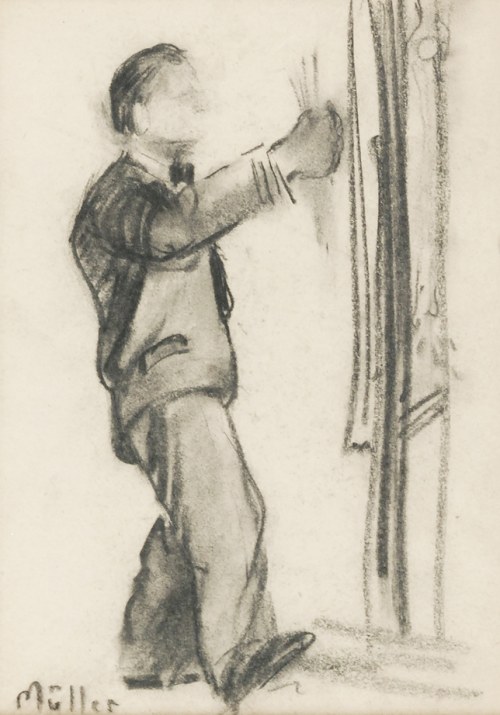 Autoportret, ok. 1930, Szymon Müller