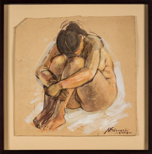Akt siedzący, 2008, Mieczysław Górowski