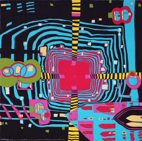 Seidentuch, Friedensreich Hundertwasser