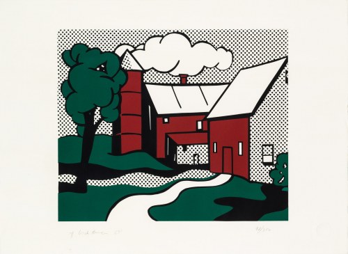Red Barn, 1969, Roy Lichtenstein