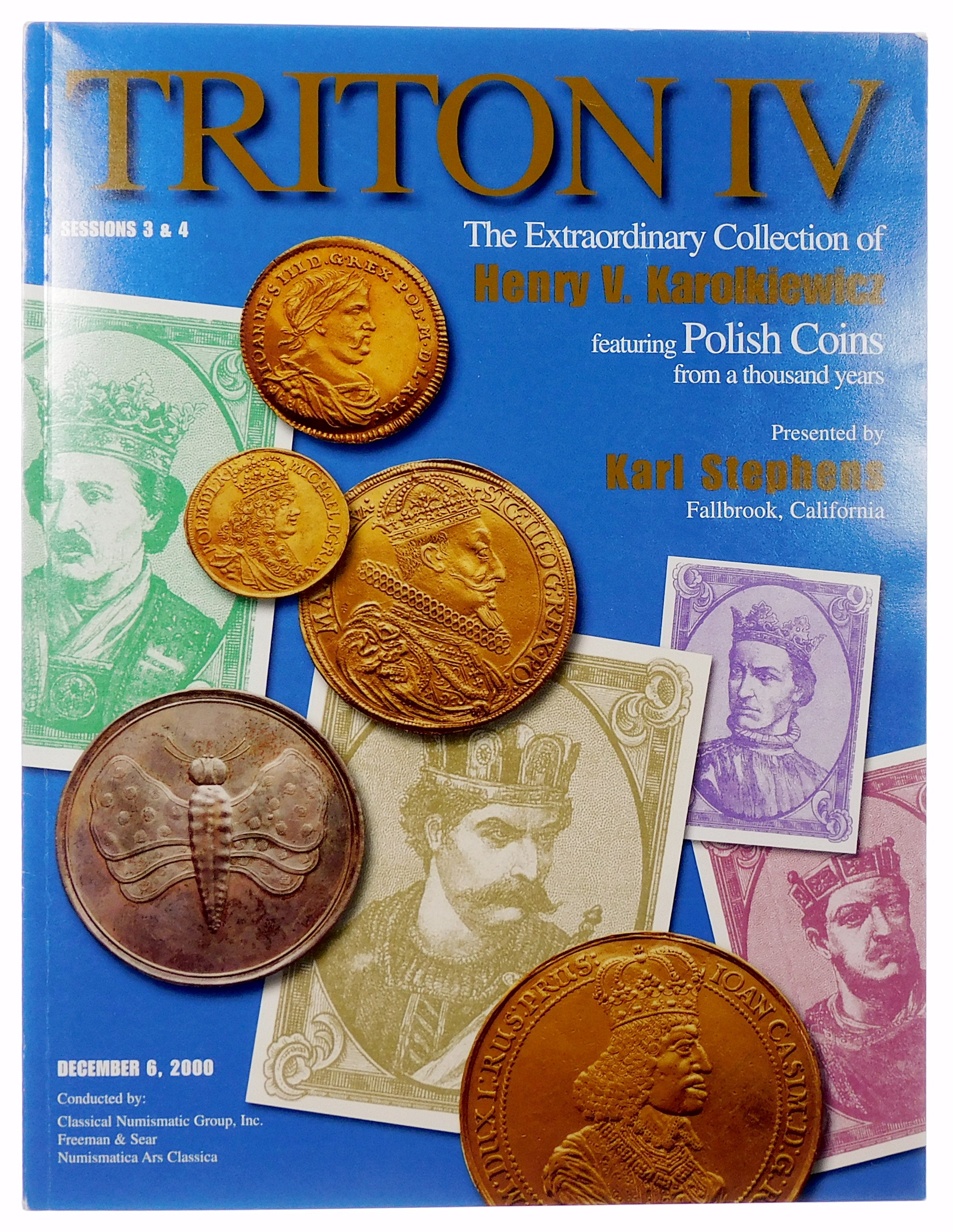 Triton IV, Katalog Kolekcja Henry V Karolkiewicz, 2000 Aukcja