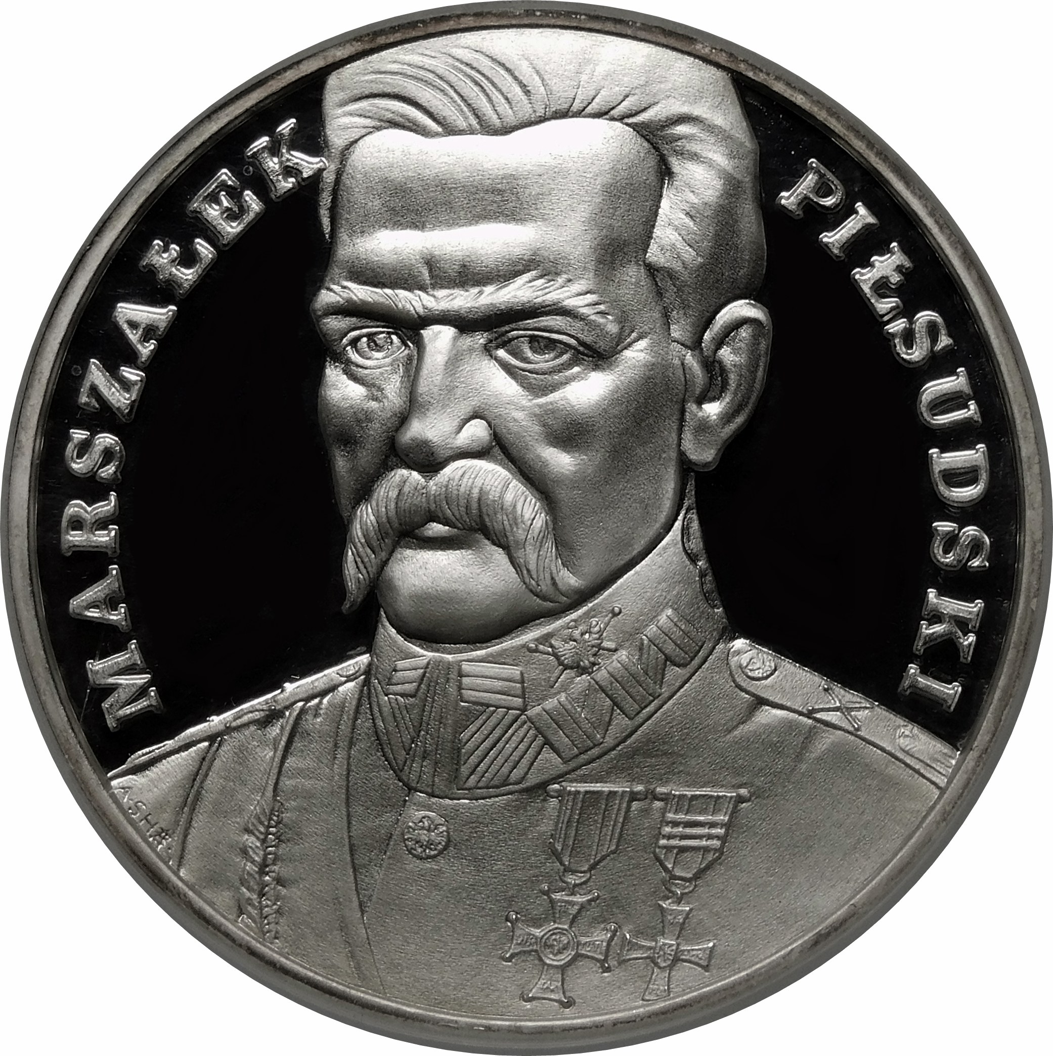 200000 złotych 1990 Piłsudski Duży Tryptyk - srebro - Aukcja ...