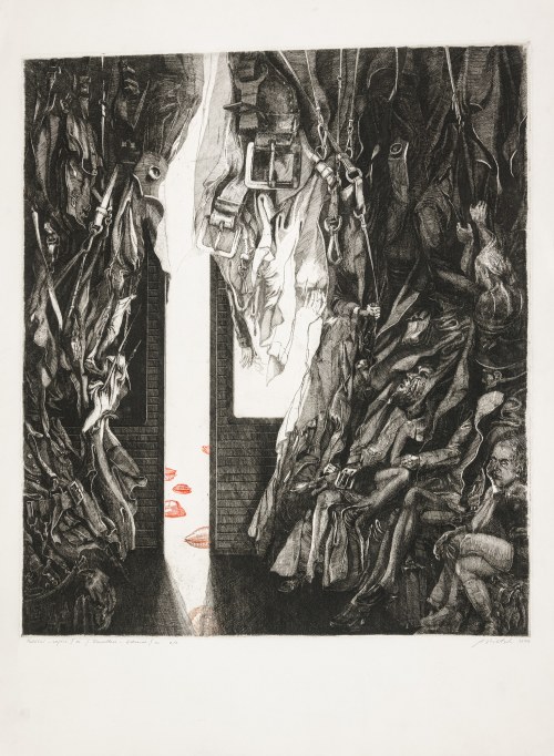 Podróżni - wejście I m, 1974, Andrzej Pietsch