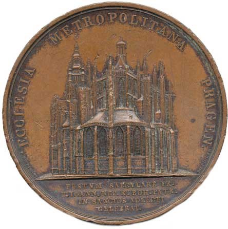 Praha Václav Leopold Chlumčanský, primas český (18141830), Medaile