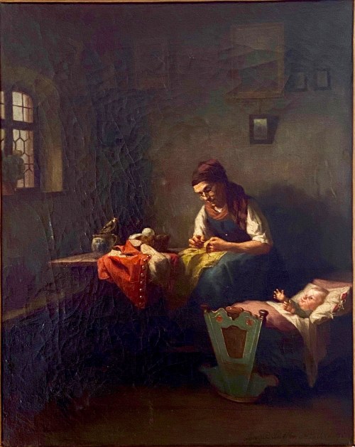 ''W domowym zaciszu'', Leopold Loeffler