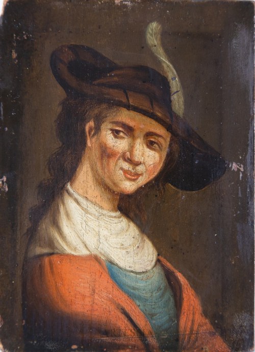 Portret młodego mężczyzny, Malarz Nierozpoznany