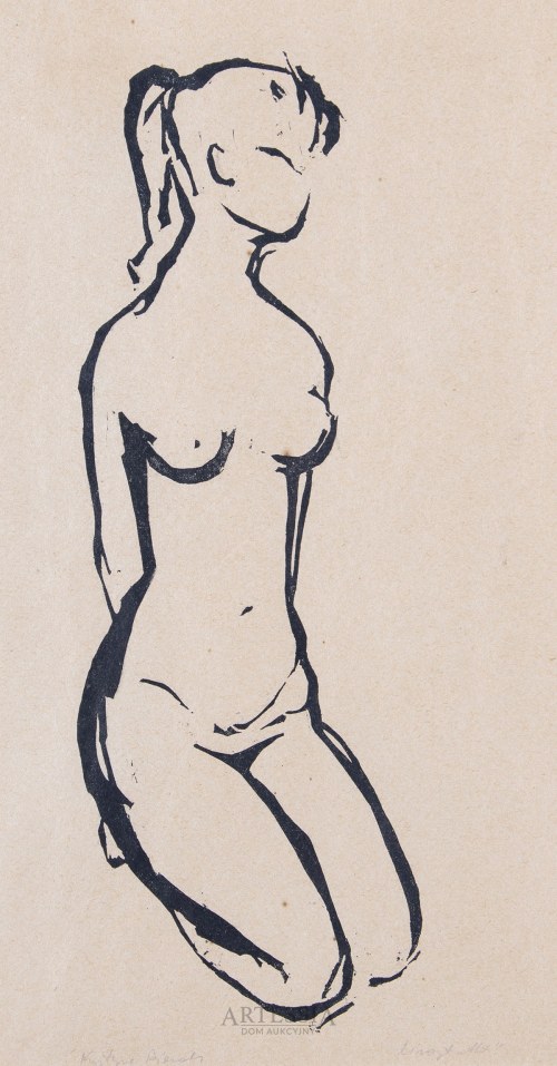 Akt, ok. 1958 r., Krystyna Bieniek
