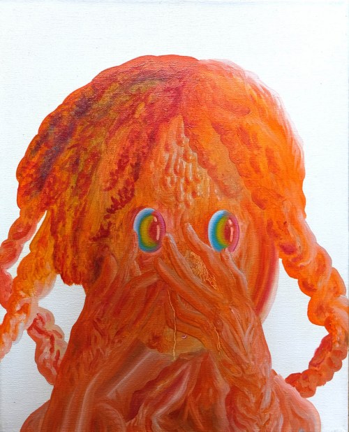 Cały czas farbą w twarz, 2018, Małgorzata Wielek-Mandrela