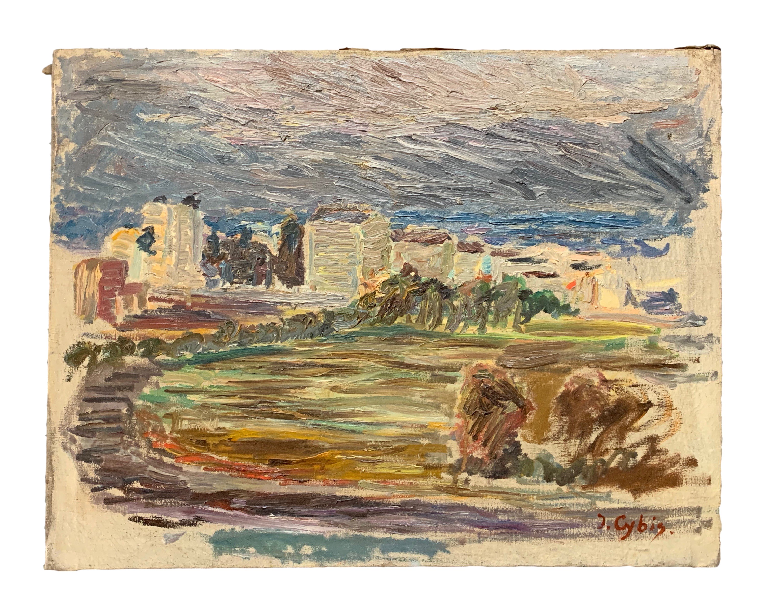 Jan Cybis (1897-1972), Pejzaż nadmorski - Aukcja internetowa ...