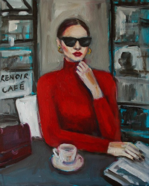 Renoir cafe, 2021, Anna Zawadzka-Dziuda