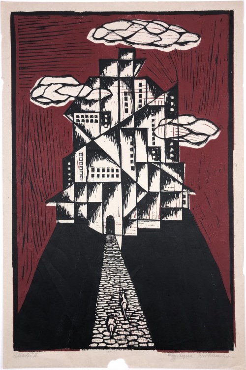 Miasto II, lata 50./60. XX w., Krystyna Wróblewska