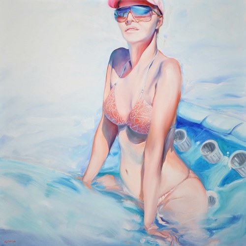 Madame Ev-18 z serii Swimming Pool, 2020, Rafał Knop