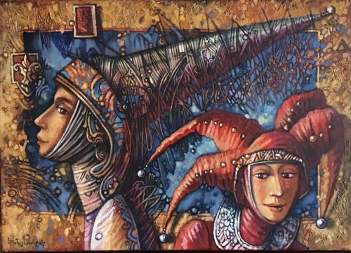 70 x 50 cm., Edward Gałustow