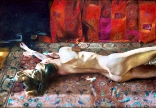 AKT 70 x 100 cm., Ewa Pello