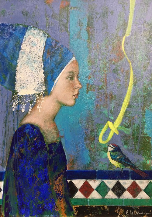 PODRÓŻE 70 x 50 cm., Barbara Lawenda