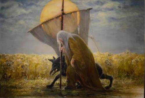 PASTUCH 90 x 130 cm., Daniel Pielucha