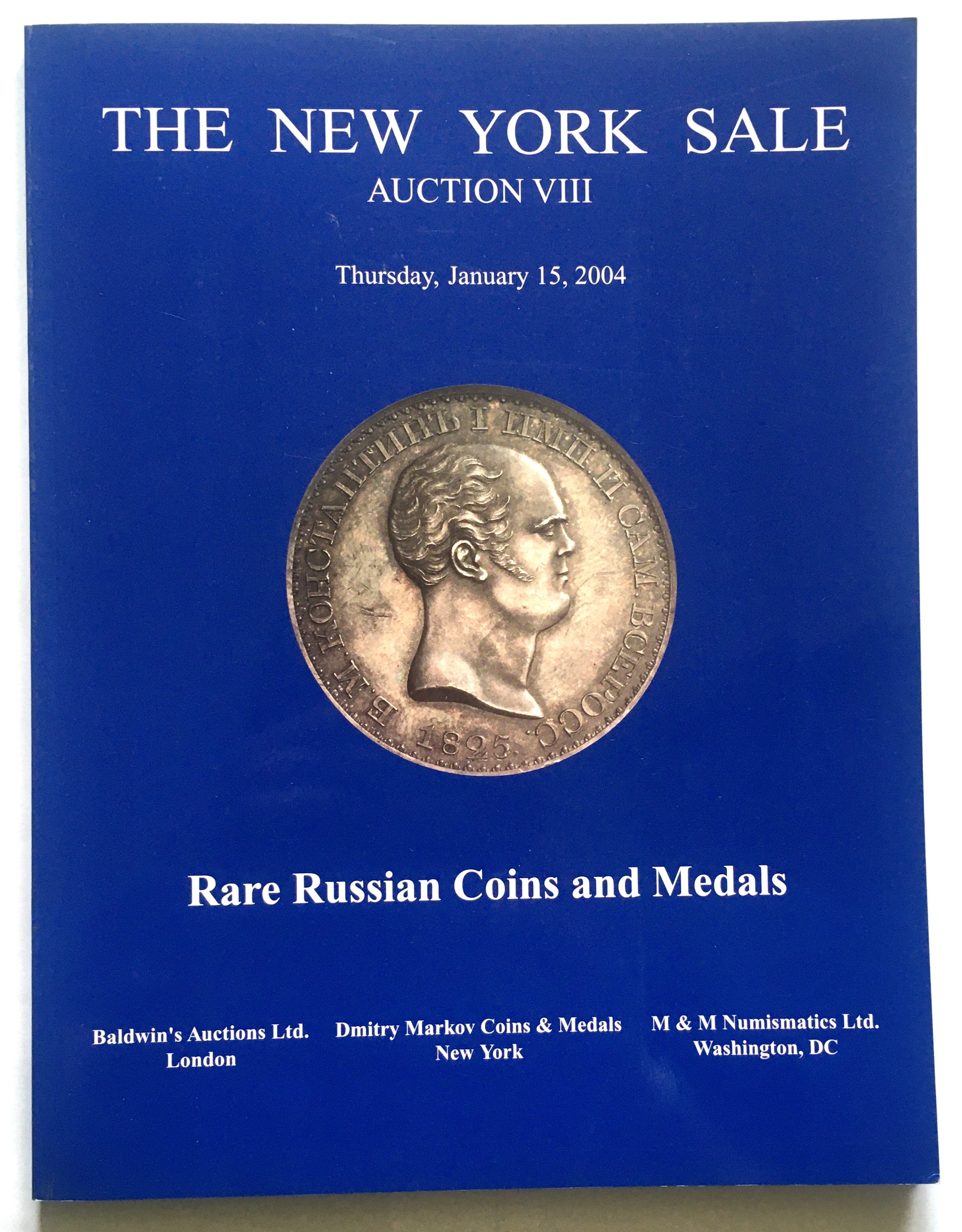 Katalog aukcyjny, THE NEW YORK SALE VIII/2004 r - bardzo rzadkie i ...