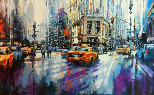 Metropolis - New York Sun II, 2021, Piotr Zawadzki