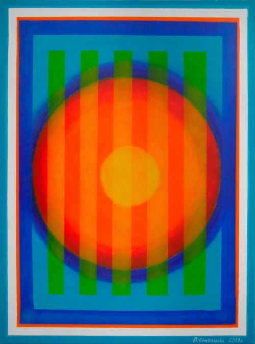 Orange in the ocean, 2021, Andrzej S. Grabowski