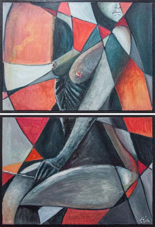 Źdźbło, dyptyk, 2019, Tomasz Tais