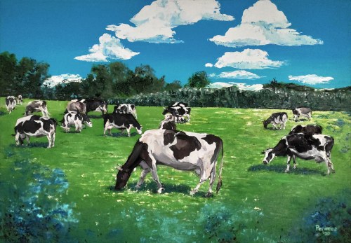 21 cows, 2020, Pervin Ece Yakacik