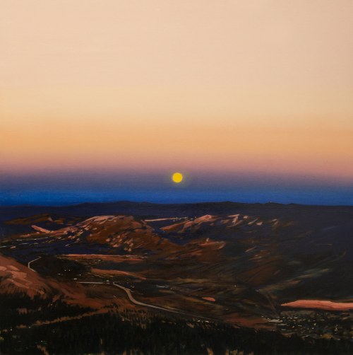 A sunrise over a valley, 2020, Piotr Szczur