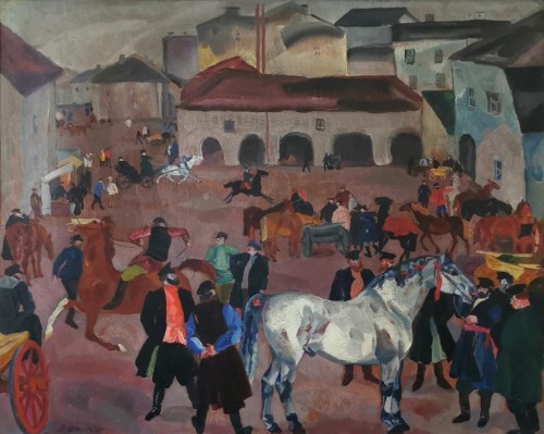 Zakup konia, 1927, Rudolf Rudolfovich Frentz