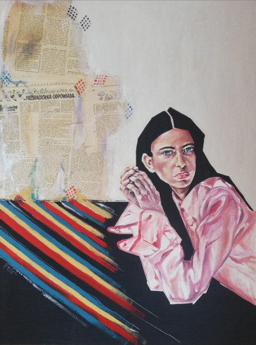 "Kolaż z kobietą", Eliza Piechnik