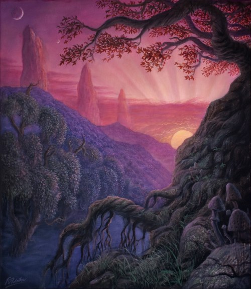 The Three Rocks Landscape II, 2021, Konstantyn Płotnikow