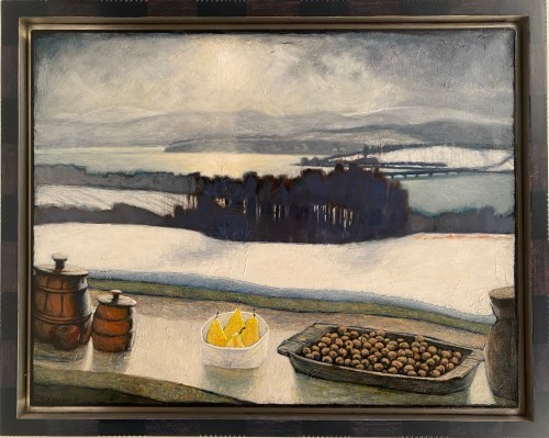 ''Zima nad zalewem'', Maciej Gryglaszewski
