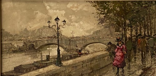 ''Bulwar nad Sekwaną", Antonio Gravina