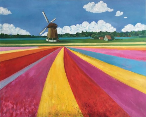 Pola tulipanów, 2021 r., Inez White