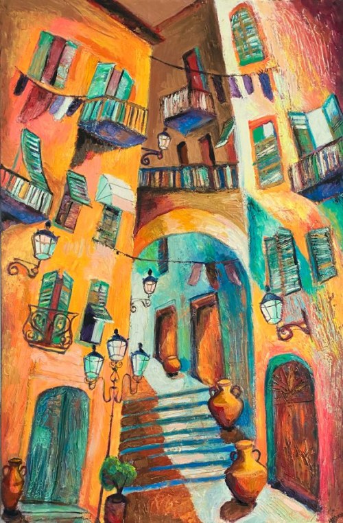 Street Of Corsica, 2021 r., Magdalena Kurek