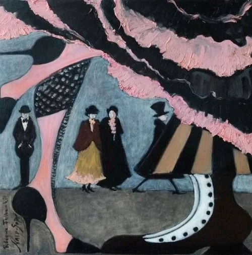 Różowe Falbanki, 2018, Małgorzata Karp-Soja