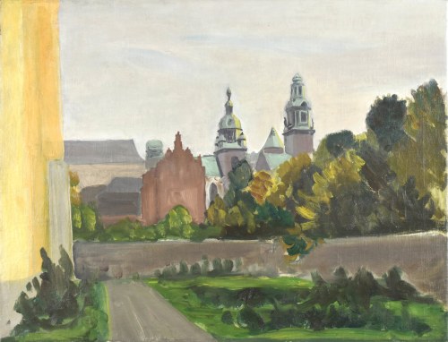 Widok na Katedrę Wawelską, Władysław Serafin