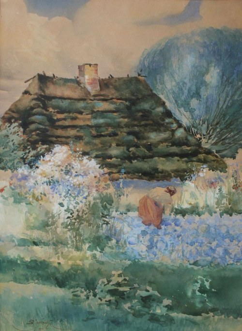 Ogród przed chatą, Stanisław Jankowski