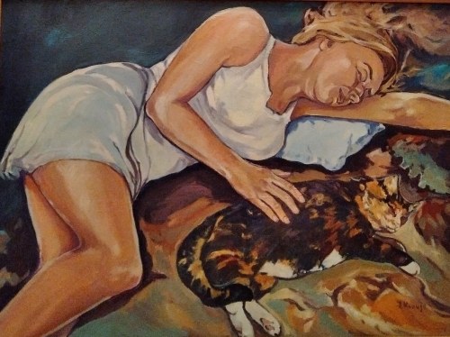 Śpiąca, 2020, Jolanta Krause