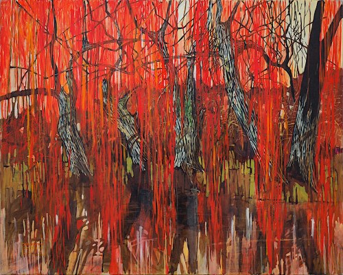 Czerwone wierzby II, 2010, Jarosław Bednarz