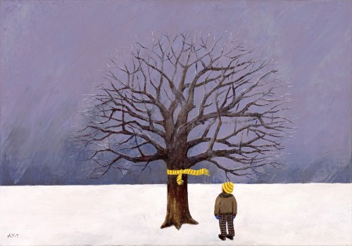 Zima, z cyklu Śniło mi się, 2015, Angelika Milaniuk-Mitruk