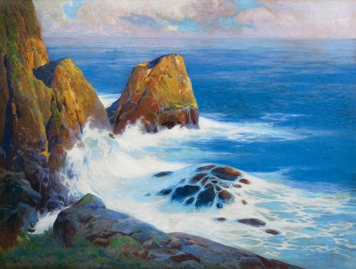 Skaliste wybrzeże Capri, Tadeusz Popiel