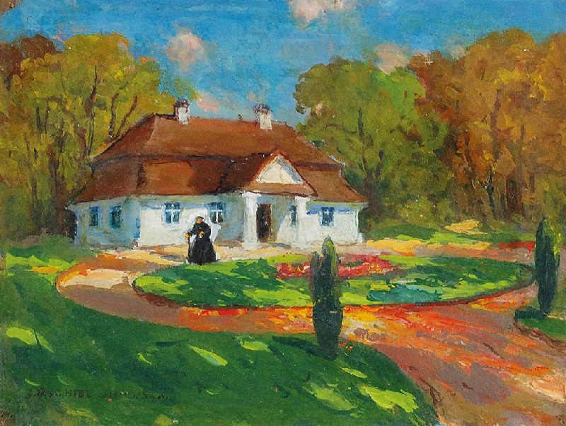 Jakie Obrazy Wisiały W Dworku W Soplicowie Bronisława RYCHTER-JANOWSKA (1868-1953), Dworek szlachecki