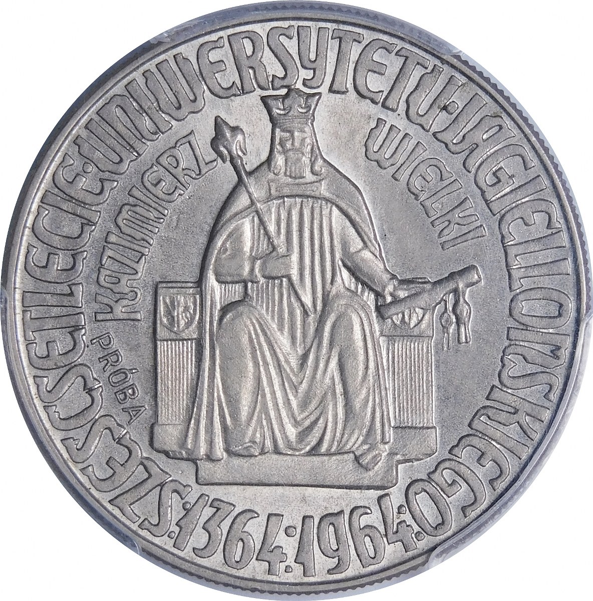 1536670 PRÓBA 10 złotych Kazimierz Wielki 1964 - MIEDZIONIKIEL - Aukcja ...