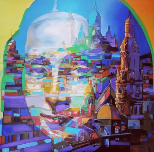 The dream of the Mona Lisa in Paris, 2021, Monika Łakomska