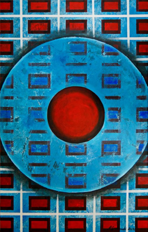 Red hot button, 2021, Andrzej S. Grabowski