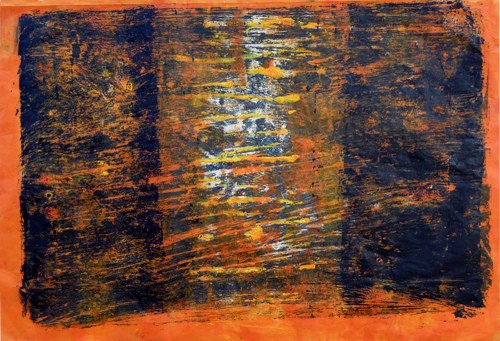 Monotypia 6, seria II, 2017, Maria Janiga