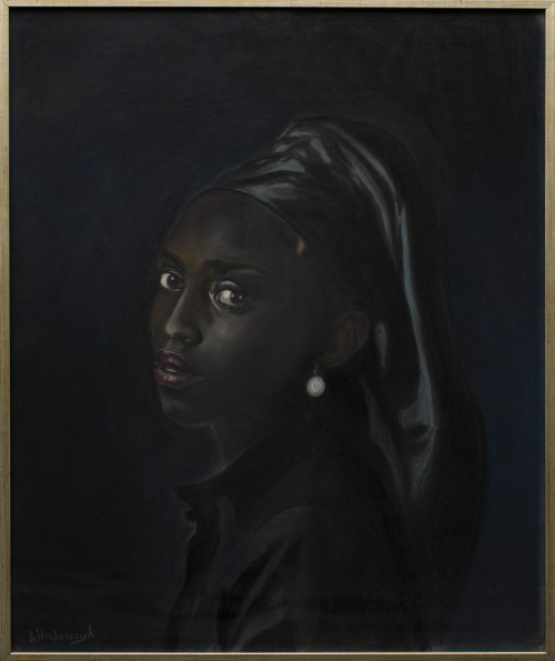 Portret dziewczyny z perłą II, 2021, Tomasz Włodarczyk